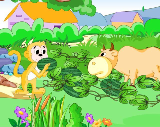 绘本故事|小猴吃瓜果
