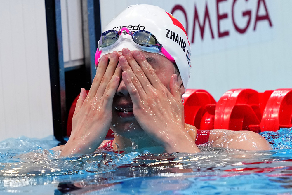 (东京奥运会)游泳——张雨霏女子200米蝶泳夺冠(3)