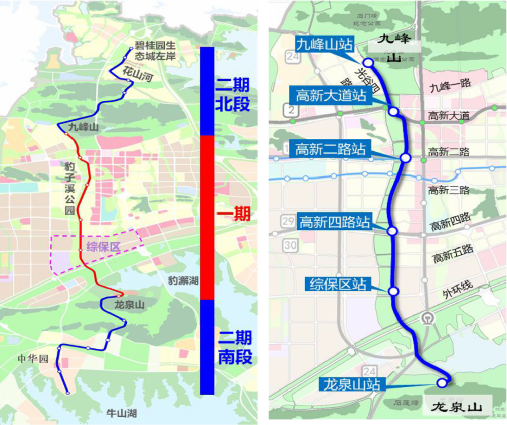 武汉地铁今年开通3条开建3条白沙洲将开工11号线4期附线路图