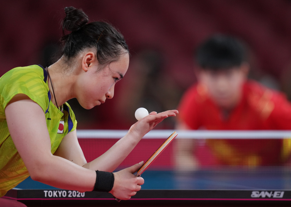 东京奥运会乒乓球女子单打孙颖莎晋级决赛