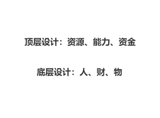 如何理解企业顶层和底层设计之不同