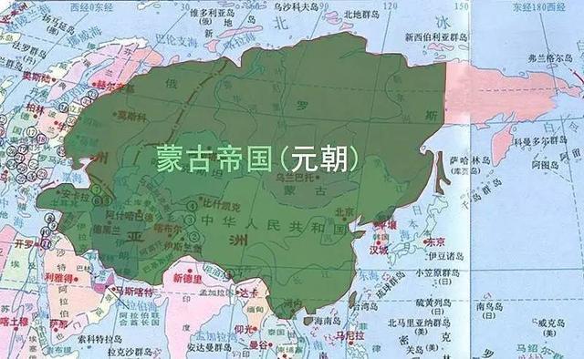 元朝的疆域面积到底多大实事求是不要完全相信教科书上的地图