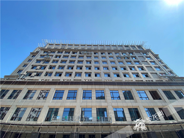 重医大附一院第一分院改扩建工程主体全部完工预计年底达到交付使用