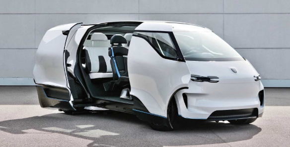 保时捷对埃尔法下手，全新MPV曝光，前卫造型＋碳纤六座，无敌了