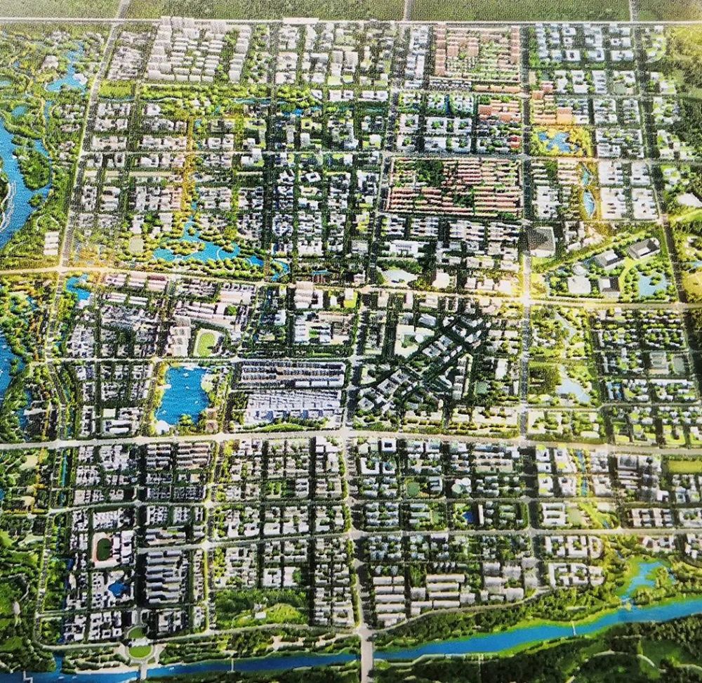 (雄县县城规划鸟瞰图)根据官方视频雄县县城改造方式如下a,未来雄州
