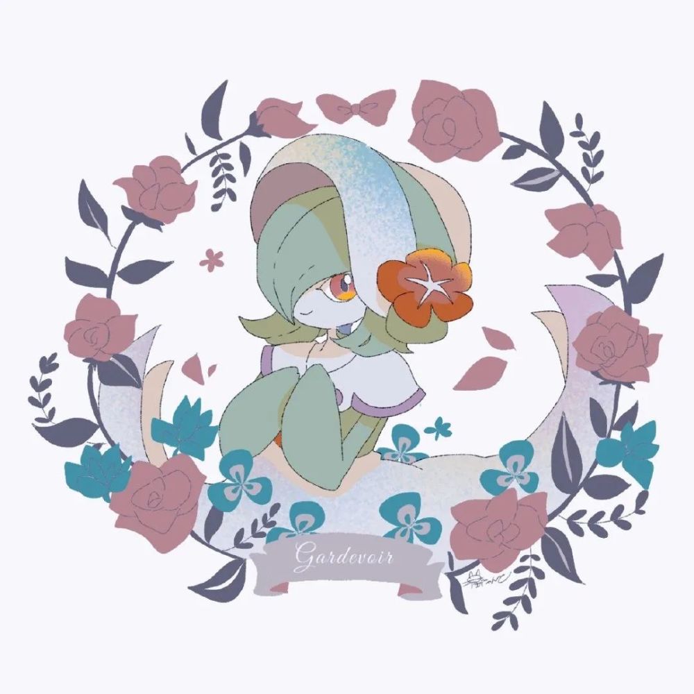 图集宝可梦大集结沙奈朵新皮肤同人画作