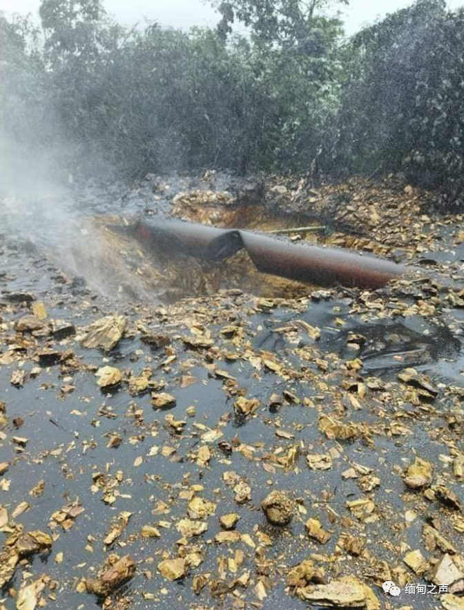 缅泰天然气管道遭当地人民防卫军爆破破坏_腾讯新闻