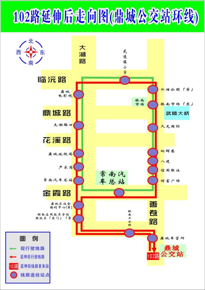 德州102路公交车路线图图片