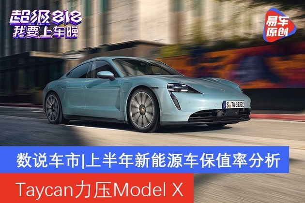 2021上半年新能源车保值率分析 Taycan力压Model X