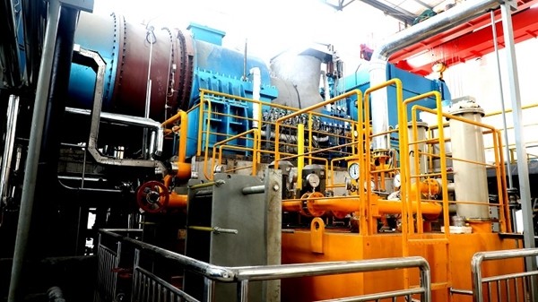 陕煤生态水泥富平公司18兆瓦纯低温余热发电项目成功并网发电