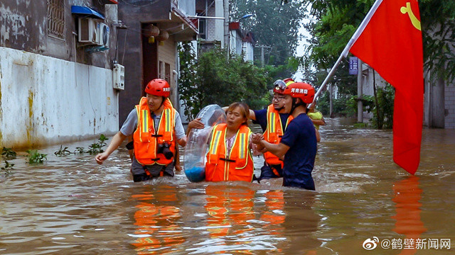 河南鹤壁浚县588万人受灾当前抗洪抢险形势异常严峻