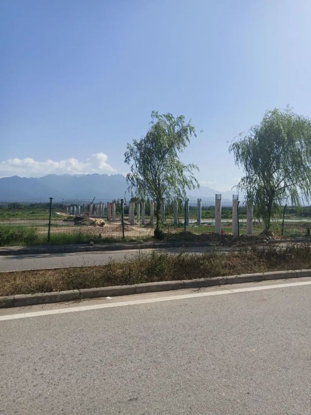 眉太高速扶风段上宋村渭河大桥工程建设有序推进