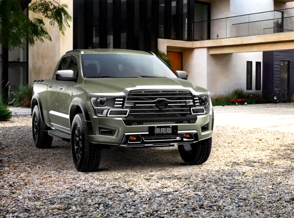 中兴g9实车曝光前脸设计走心颜值高不输美系皮卡