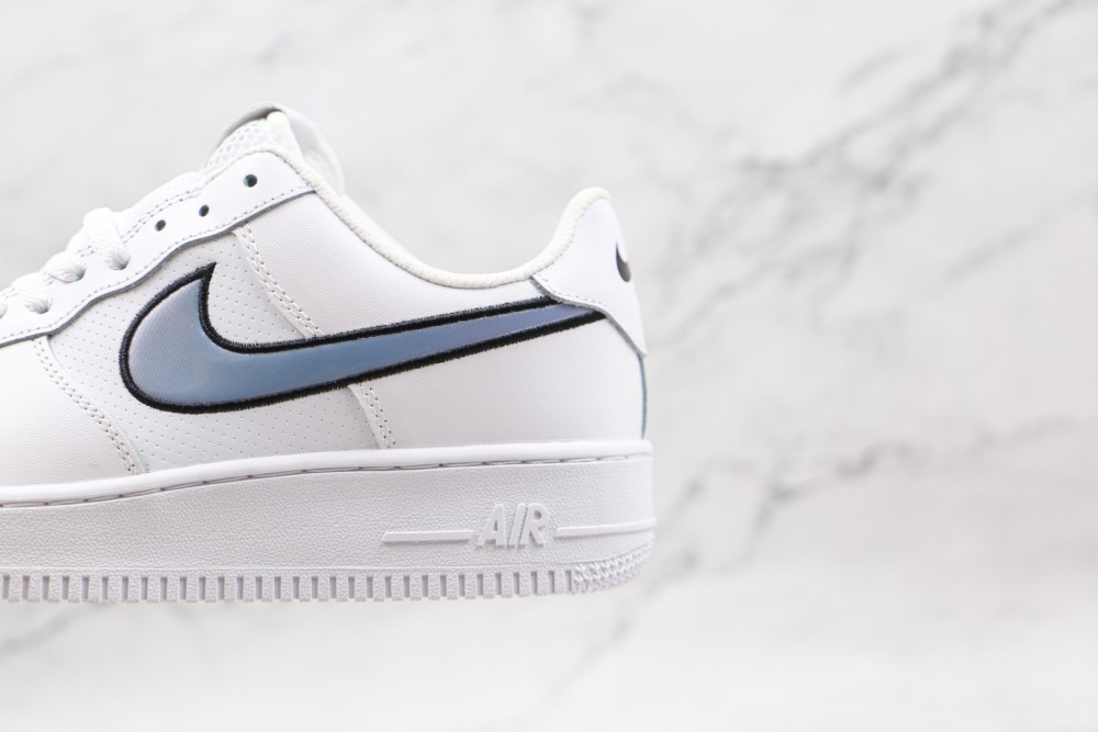 耐克nikeairforce1low低帮空军一号白色镭射钩板鞋