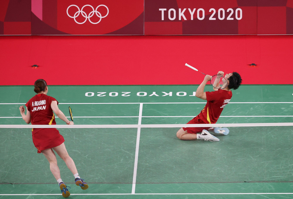 东京奥运会羽毛球渡边勇大东野有纱获混双季军