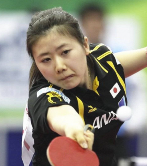 网友总结福原爱打球标志动作爱酱被侃用舌头发力