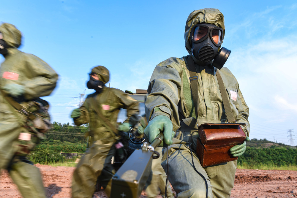 超高炎值近距离看降魔神兵防化演练