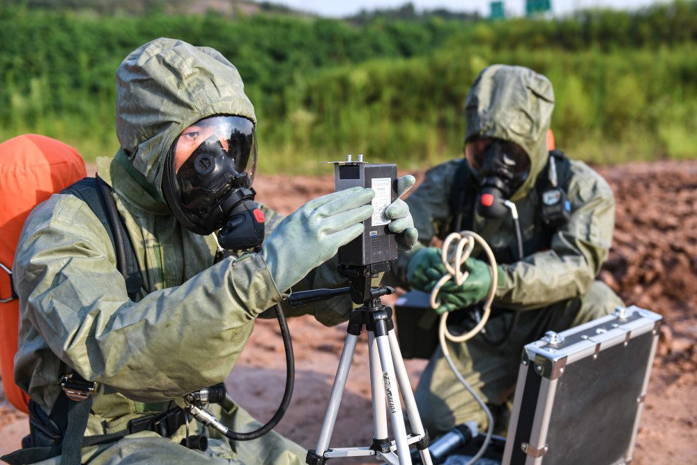 超高炎值近距离看降魔神兵防化演练