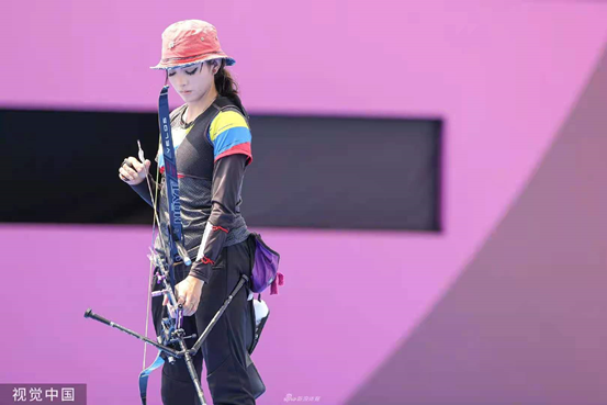 精灵弓箭手奥运会上的射箭美少女