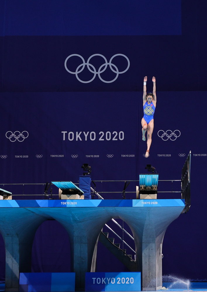 (东京奥运会)跳水——女子单人三米跳板预赛赛况
