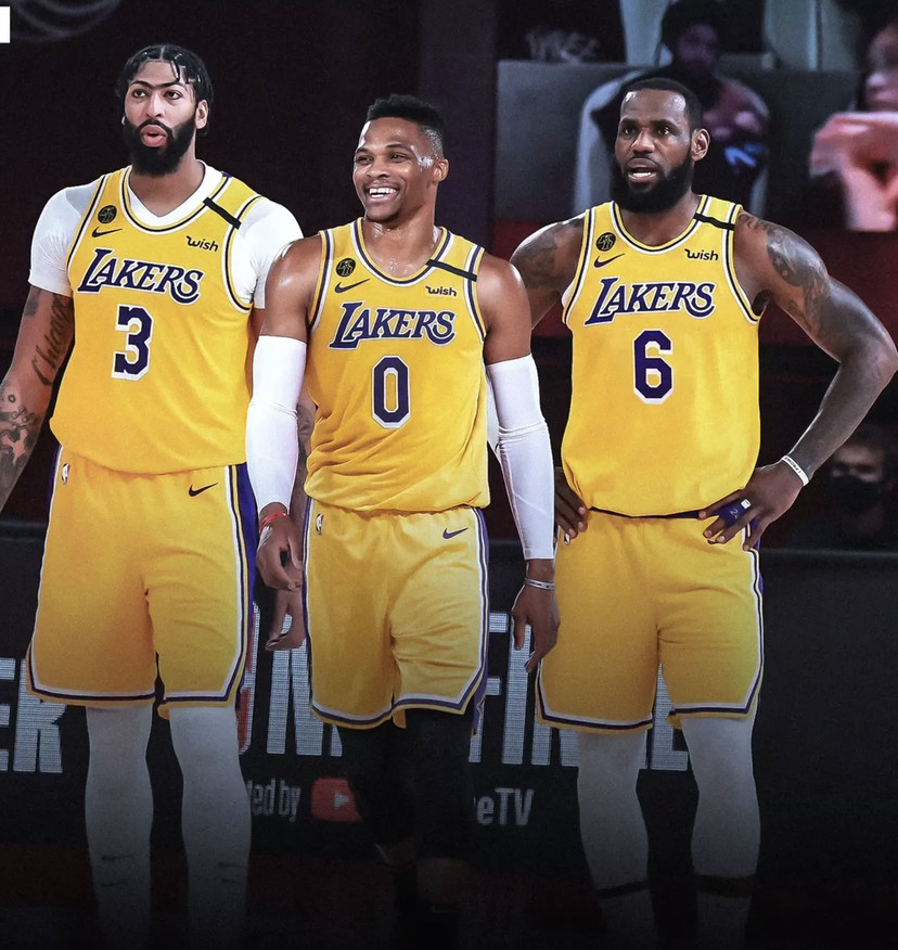 威少 NBA：湖人下赛季8名老将中有四名没有拿过总冠军，年龄最大的是安东尼
