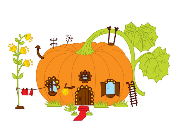 耐耐老师讲故事南瓜灯笼房子