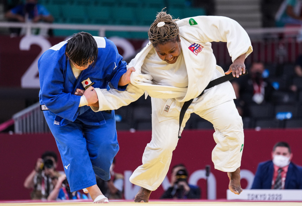 东京奥运会柔道日本选手素根辉夺得女子78公斤以上级冠军