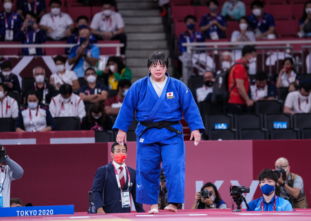 东京奥运会柔道日本选手素根辉夺得女子78公斤以上级冠军