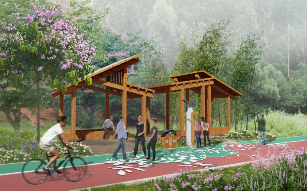 5大主题景区30多个景观南海天子帽公园效果图曝光