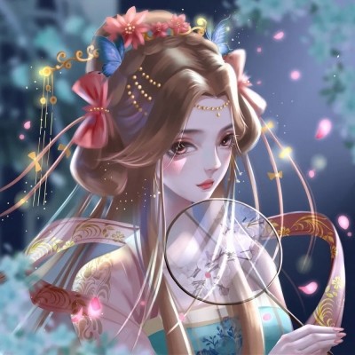 动漫古风女头|古风女生 手绘 精致 优雅头像