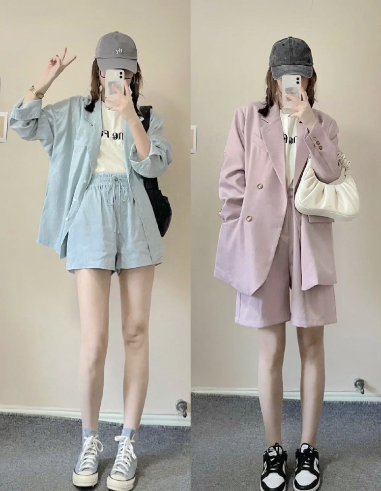 get一下这位155cm博主的穿法,洋气新潮又显高_腾讯新闻