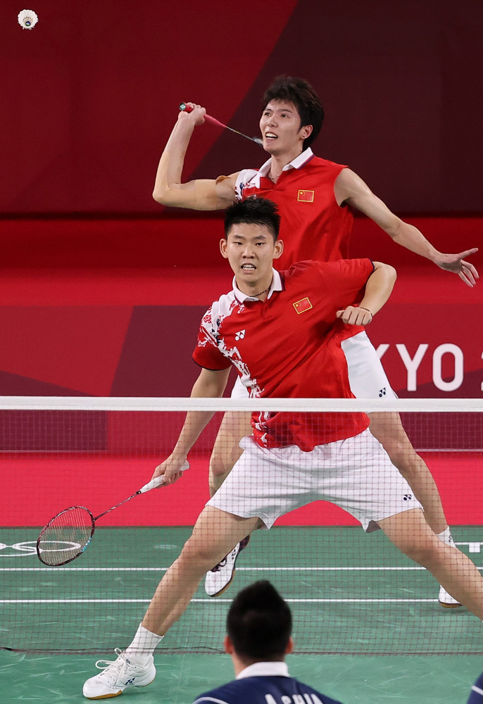(东京奥运会)羽毛球——男双半决赛:李俊慧/刘雨辰晋级
