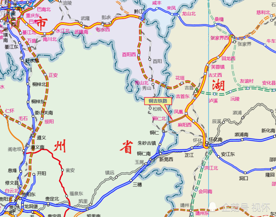 贵州省火车线路图图片