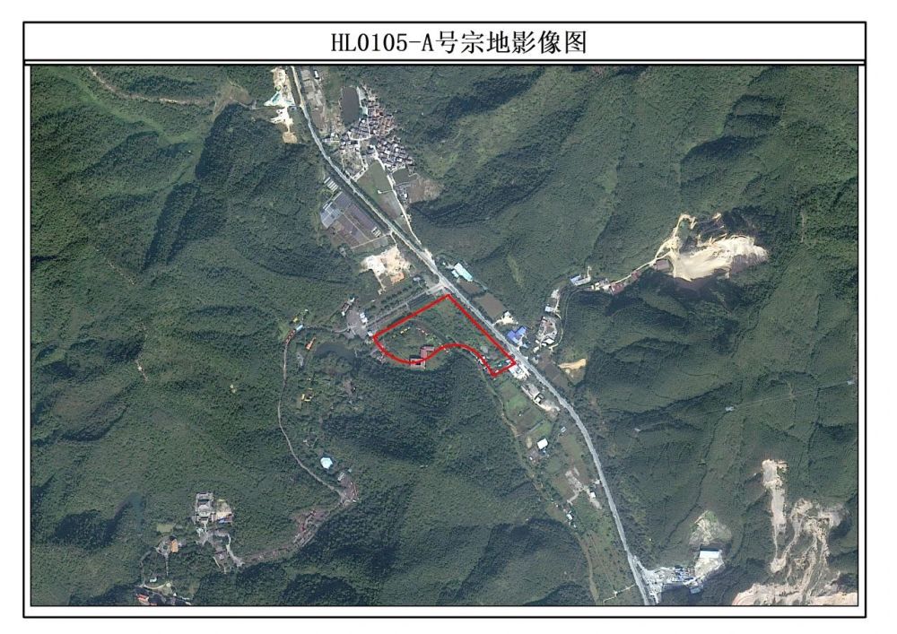 hl0105-a号地影像图鼎湖区葫芦山片区hl0105-a号地块,西为12米规划路