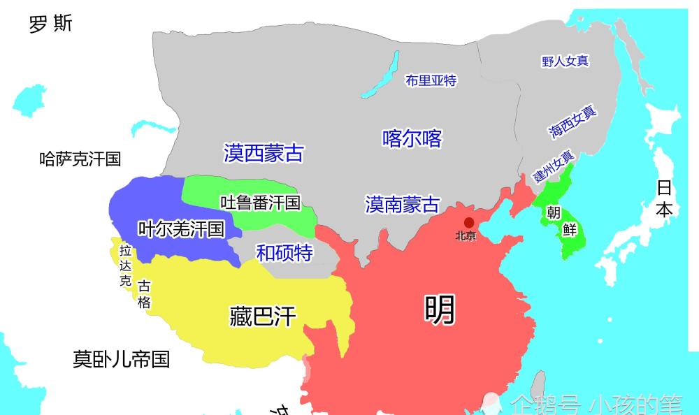 从地图看明朝疆域变迁:抛开地图开疆,200多年的分裂清晰可见