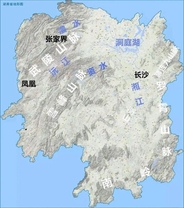湖南省地形图73张家界地貌什么是张家界地貌?