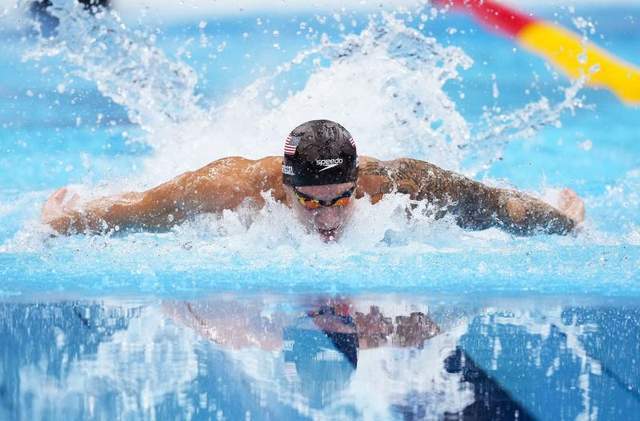 德雷塞尔男子100蝶破世界纪录夺冠,本届奥运有望夺五金成多金王