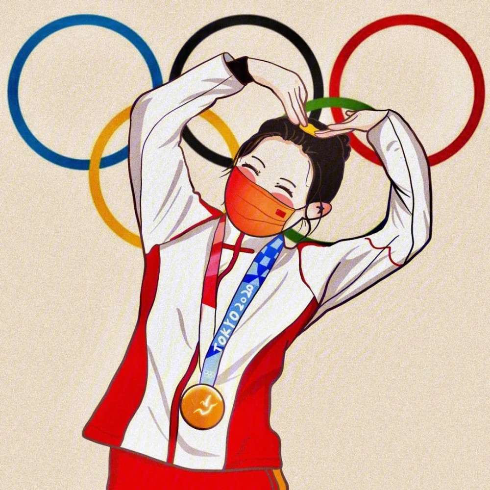 奥运冠军可爱头像图片
