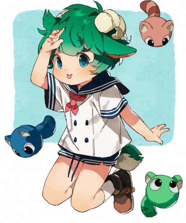 画师thebrushking鉴赏生活在虚空世界的羊角男孩卡普里