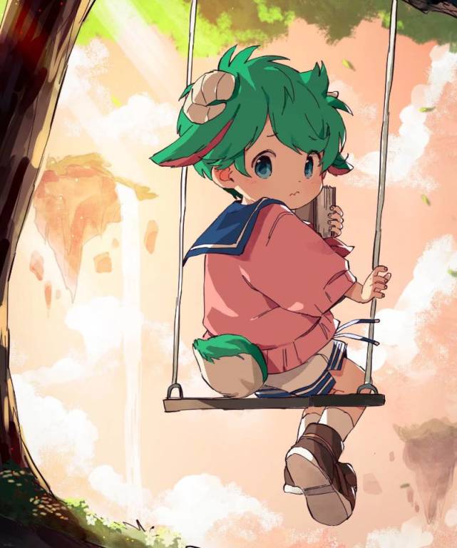 画师thebrushking鉴赏生活在虚空世界的羊角男孩卡普里