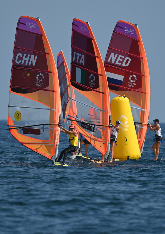 (东京奥运会)帆船帆板——卢云秀夺得女子帆板rs:x级冠军(2)