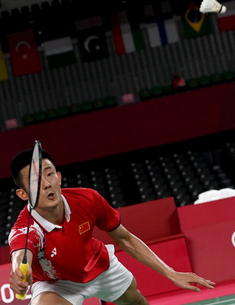 东京奥运会羽毛球男单谌龙晋级四强2