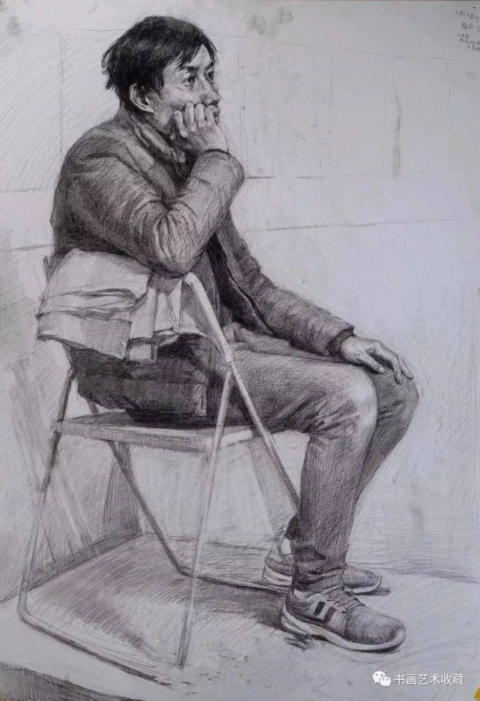 绘画参考:学院派素描全身像