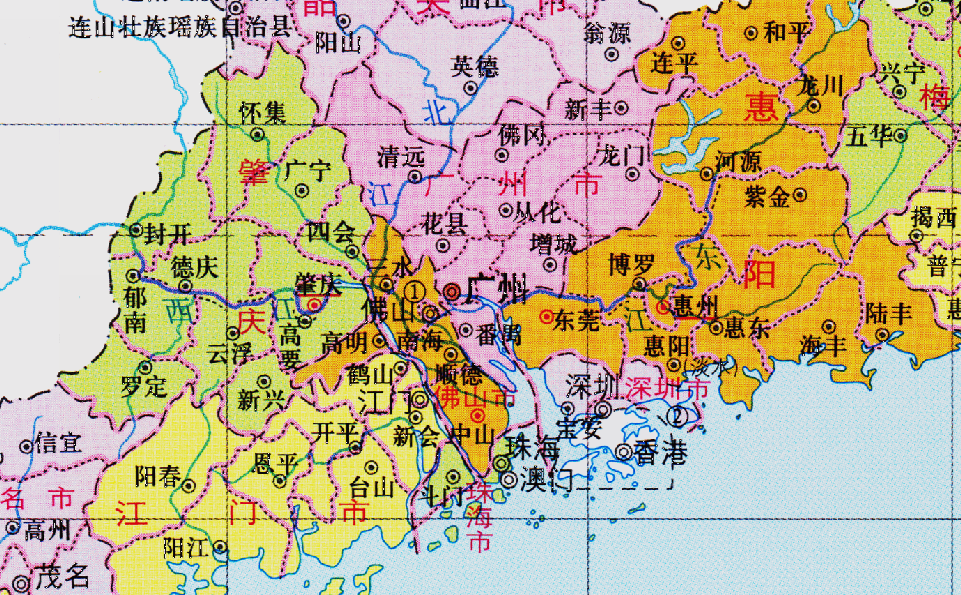 广东省的区划调整21个地级市之一佛山市为何没有1个县
