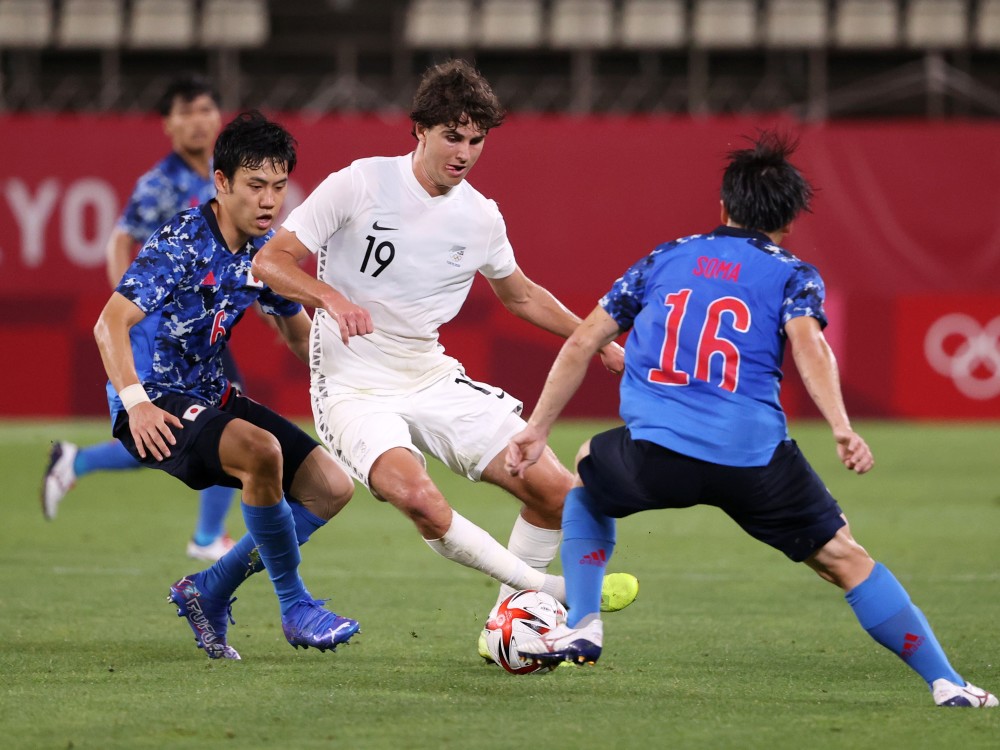 奥运男足日本点球42新西兰晋级四强半决赛对阵西班牙