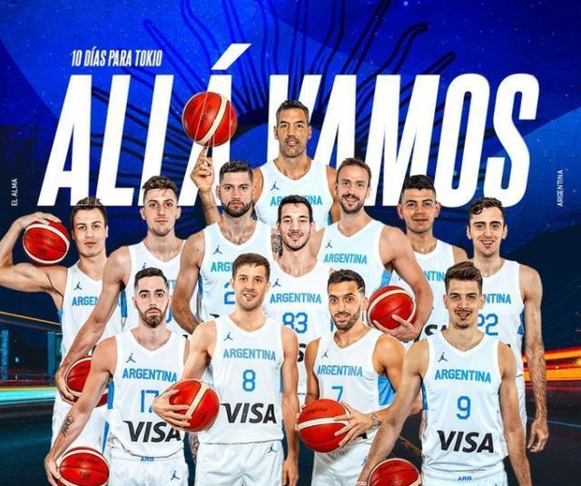 nba 阿根廷男篮奥运名单出炉，仅2名NBA球员，41岁斯科拉懂了阿联的苦