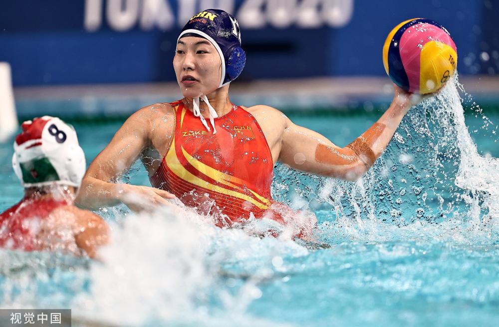 奥运女子水球中国队119匈牙利喜提小组赛两连胜晋级8强