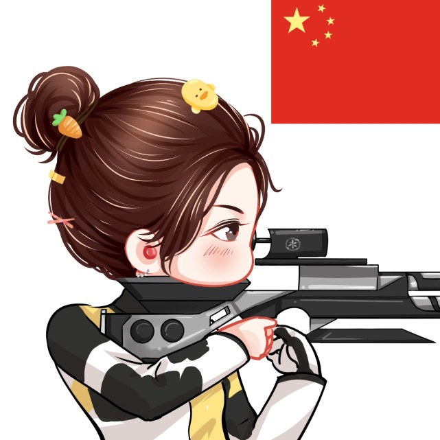 杨倩射击图片Q版图片