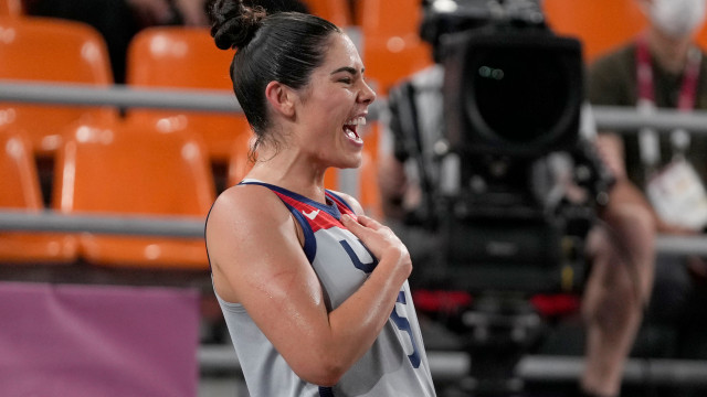 克莱·汤普森|凯尔西-普拉姆|布里安娜-斯图尔特|杜兰特|女子三人篮球