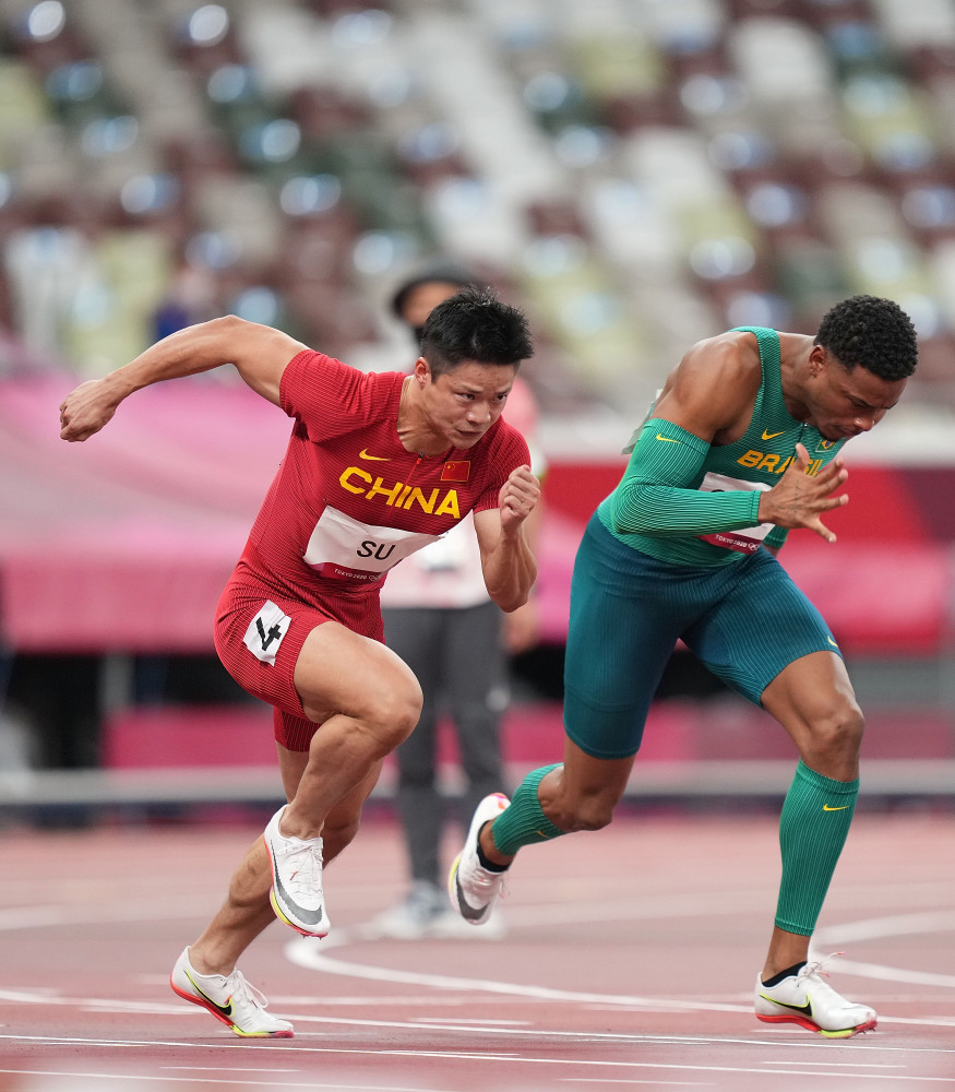 东京奥运会田径苏炳添参加男子100米半决赛2